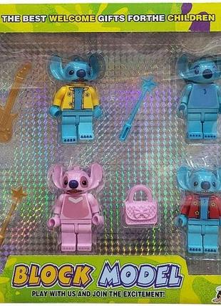 Фигурки стич lego с музыкальными инструментами (25008)