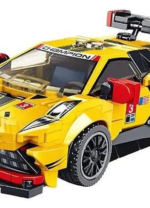 Конструктор «chevrolet corvette c8r», 666019, 344 деталі