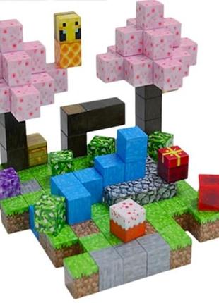 Магнітний конструктор "magnetic cube" h001, 128 деталей