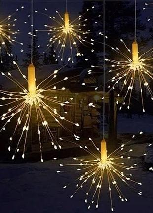 Гирлянда "феерверк" usb, 600 led, с пультом thl-24-53