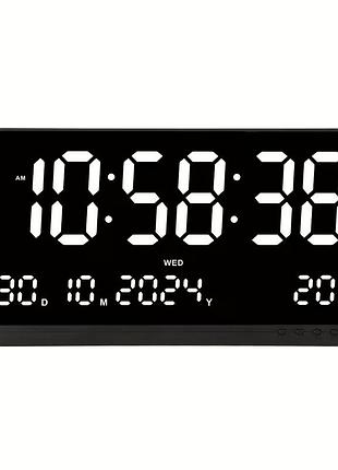 Настольные и настенные часы jh3615n, led-дисплей, календарь, термометр