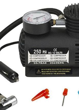 Автомобильный насос - компрессор air compressor dc-12v ∙ портативный мини-насос в авто