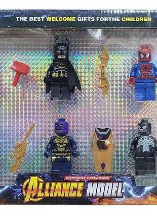 Фигурки супергероев lego (25007a)