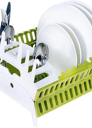 Органайзер – сушарка collapsible dish rack ∙ складна кухонна підставка для сушіння посуду