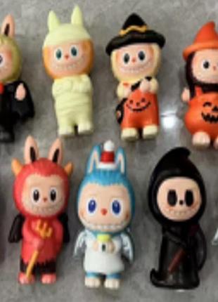 Фигурки labubu halloween mini (25-389) 12шт/упаковка
