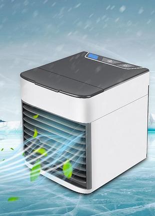 Портативний кондиціонер охолоджувач з підсвічуванням arctic air ultra plus переносний мобільний вентилятор 7 вт з функцією