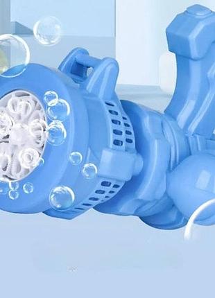 Детский пузырьковый пистолет bubble machine toy · автоматический пулемёт – генератор мыльных пузырей