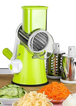 Овочерізка - мультислайсер для овочів та фруктів kitchen master ручна овочерізка - подрібнювач для дому