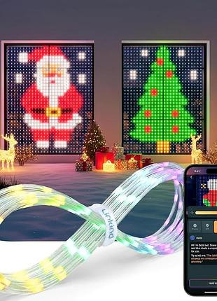 Гірлянда smart-штора sfk-07 святкова led-гірлянда для дому ∙ світлодіодна штора з додатком sfk-07 20 ниток по 20 led