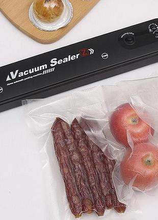 Побутовий вакууматор vacuum sealer zkfk-001 вакуумний пакувальник продуктів
