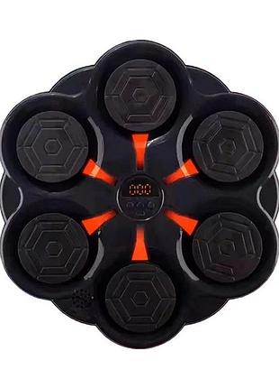 Настенная боксерская мишень с bluetooth на 6 зон • музыкальный тренажер для бокса с подсветкой для дома, фитнеса и реакции