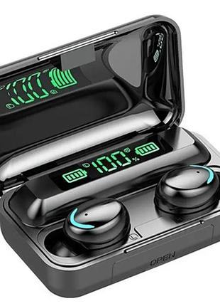 Беспроводные сенсорные наушники с цифровым зарядным кейсом tws bth-f9-5 bluetooth блютуз гарнитура
