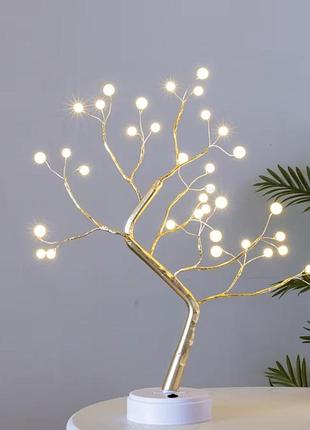 Настольный декоративный светильник bonsai tree · led ночник лампа дерево
