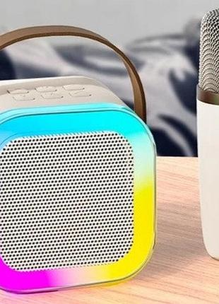 Дитячий набір караоке бездротовий мікрофон + колонка bluetooth