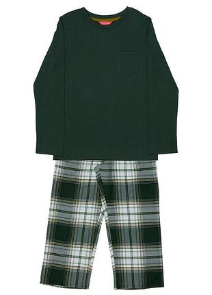 Піжама дитяча унісекс cyberjammies fern 3169fer 8-9 лет/134 см зелений у клітку (5051877619968)