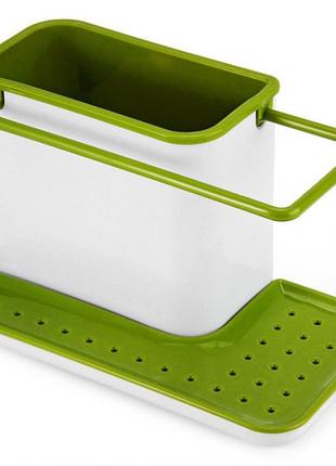 Кухонний органайзер на раковину kitchen shelf sink tidy, зелений