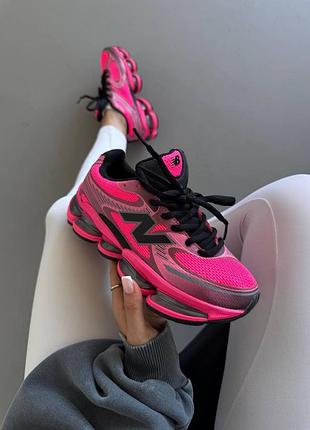 Рожеві кросівки унісекс new balance 2000 pink black х нью беланс 40