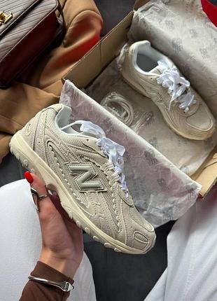 Сірі жіночі кросівки new balance 204l timberwolf linen х нью беланс 41