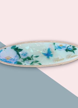Шпилька для волосся flower knows butterfly cloud collar blue - блакитна