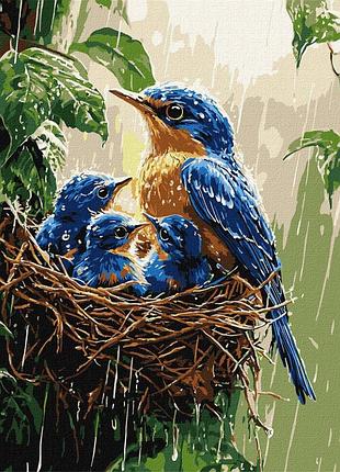 Картина по номерам "весенний дождь" ©art_selena_ua kho6741, 30х40 см