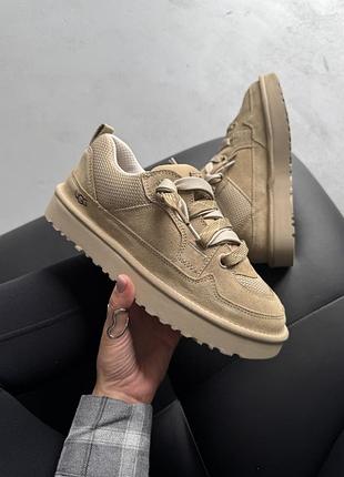 Женские бежевые ботинки ugg lo lowmel sneaker cream х угг бутс 41