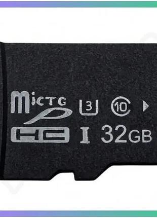 Карта памяти micro-sd 32gb u3 черная высокая скорость чтения записи для смартфонов и фотоаппаратов sku_ua3d587-032g-c10u3