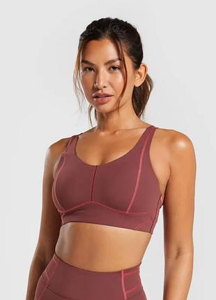 Топик gymshark b6a6j-rbqv*21 женск. бордо s (195 549)