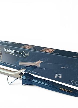 Плойка для волос с керамическим покрытием черная 25 вт scarlett sc-hs60593