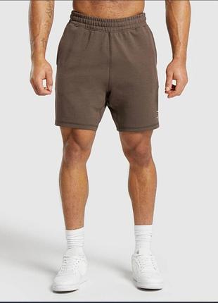 Шорты gymshark a6a5v-nccz*70 мужск. коричневый m (194 754)