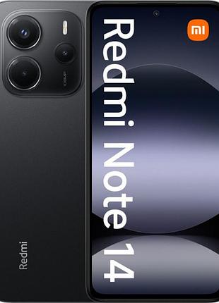 Xiaomi redmi note 14 8/256gb nfc black (вітринний, як новий, global version, офіційна гарантія рік)