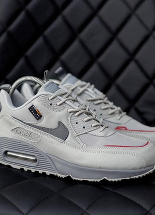 Чоловічі сірі кросівки nike air max 90 surplus grey х ейр макс 43