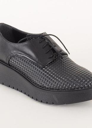 Туфли vivian 03-7716*10 (кожа) женск. черный 36 (132 325)