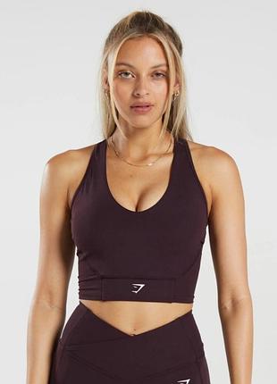 Топик gymshark b7a4k-nbzn*21 женск. бордо s (194 778)