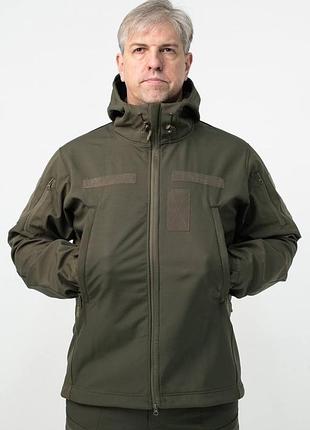 Военная куртка проклеена масло утепленное на флисе, soft shell military