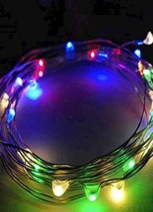 Гирлянда светодиодная с контроллером colored 100led 10м r88647-1 тм stenson