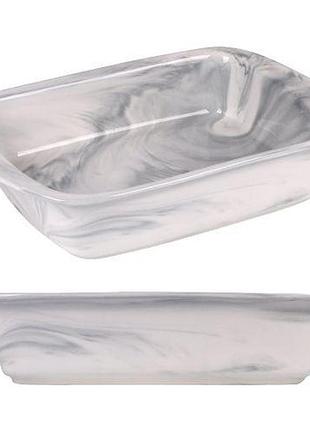 Форма для запекания керамика "marble" 25*18.5*6см топ продаж!