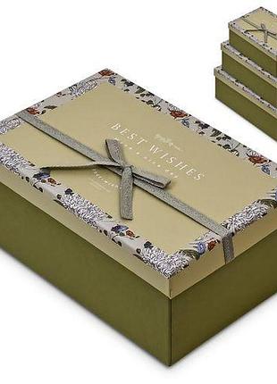 Коробка подарункова "ornament" 3шт/наб 23*16*10/21*14*8/19*12*7см топ продаж!