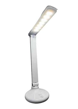 Лампа настільна з акумулятором шнур usb led 2,5w 3000-6000k 220v тм lithium tablelamp