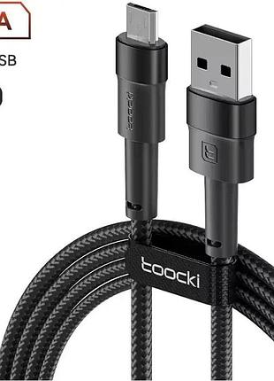 Toocki кабель 2.4a micro usb 1м для швидкої зарядки pd quick charge