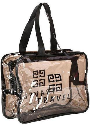 Косметичка дорожня "travel" 27*10*19см топ продаж!