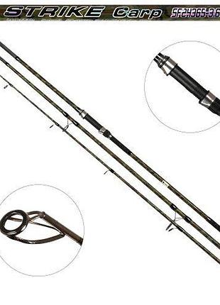 Спінінг карповий штекерний "strike carp" 3.6м 180г 3к топ продаж!
