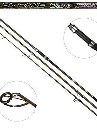 Спінінг карповий штекерний "strike carp" 3.9м 180г 3к топ продаж!