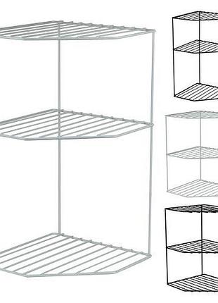 Полка угловая кухонная l 3яр 25*25*43см топ продаж!