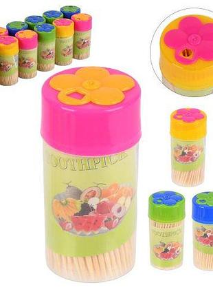 Зубочистка "ромашка" 200шт/уп топ продаж!
