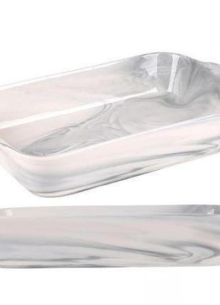 Форма для запекания керамика "marble" 31*17*5см топ продаж!