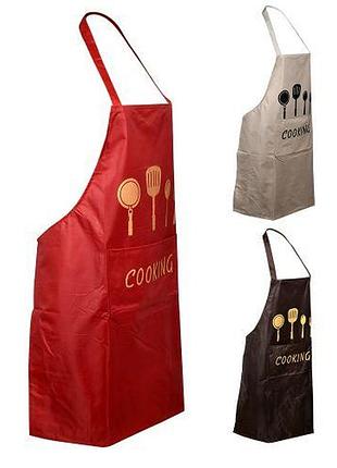 Фартух тканинний з кишенею "cooking" 67*70см топ продаж!