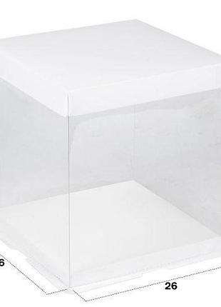 Коробка для торта/десертов 26*26*25см топ продаж!
