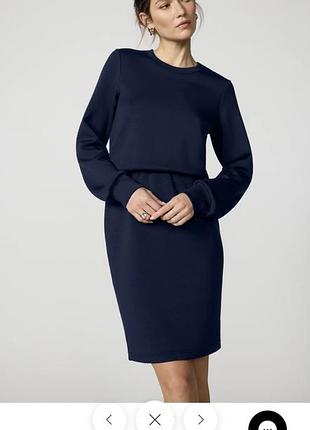 Жіночу сукню dreamweave™ long sleeve dress від бренду mpg sport у глибокому темно-синьому відтінку navy blazer