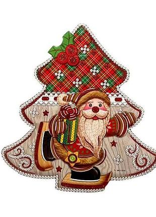 Декор-підвіска новорічна 30*25см new year r90819/4 тм stenson