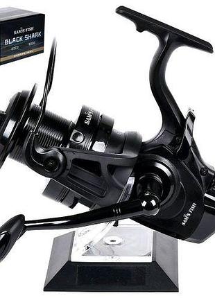 Котушка карпова з бейтранером "black shark" 9000 7+1bb алюм. шпуля топ продаж!